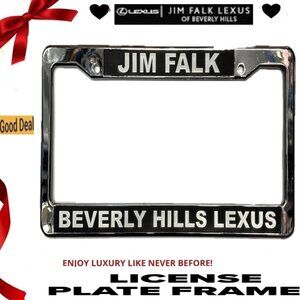 📢 BEVERLY HILLS ➕🆒 LEXUS Dealership License 🆕 PLATE FRAME Luxury💸BUY NOW‼️🟢